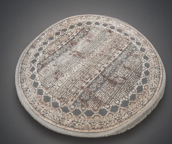 قالیچه فانتزی گرد 1020